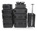 Estuche Rack Abs 6u Con Carrion