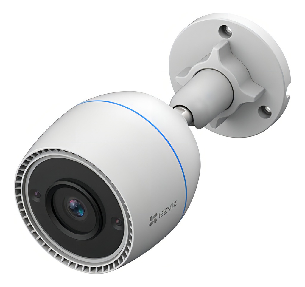 Cámara De Seguridad Ezviz Cs-h3c-r100-1k2wfl Ip Wifi Color Con Resolución 2mp Visión Nocturna Incluida Color Blanco