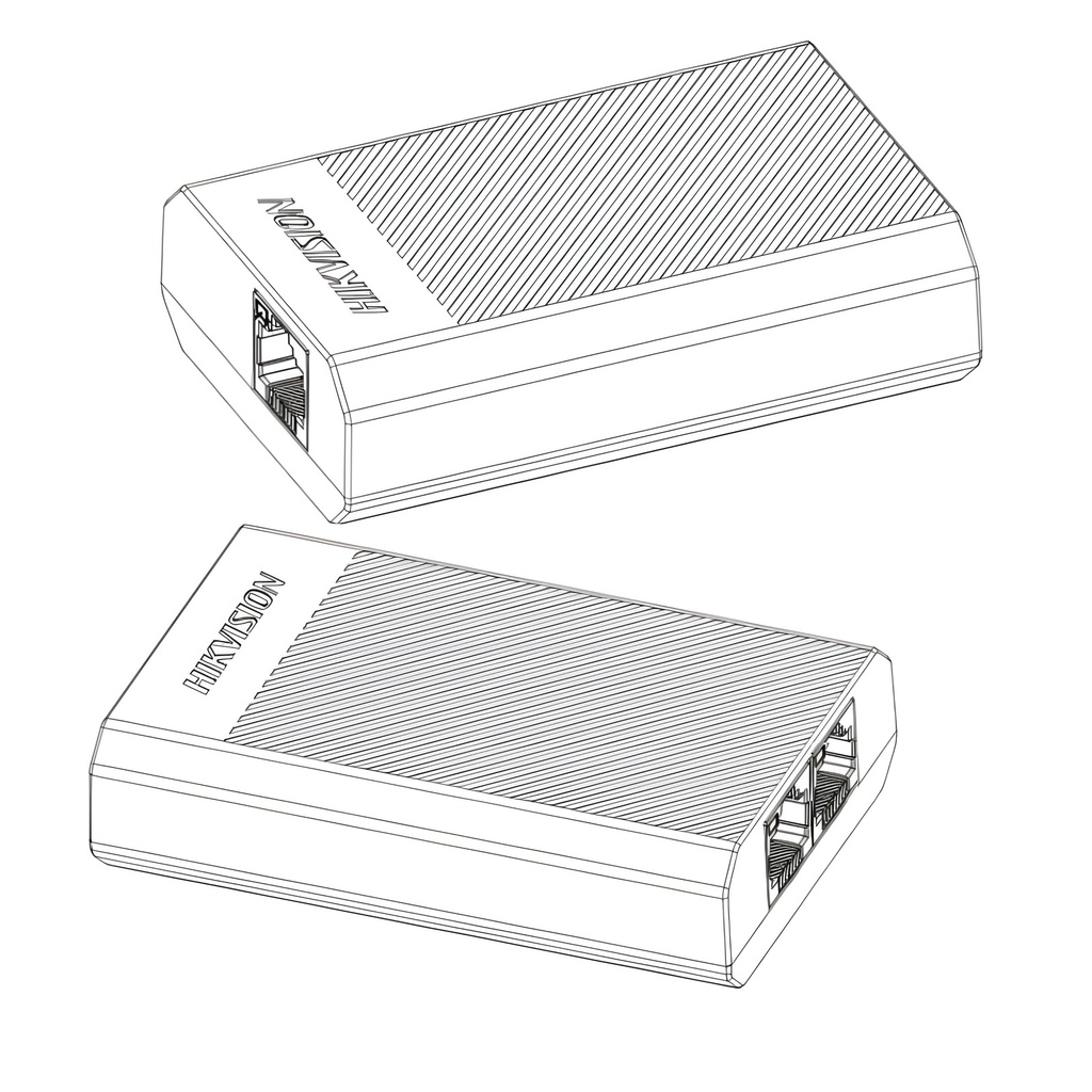 Extensor Hikvision PoE gigabit