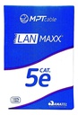 Cable Mpt 53068552 Cat5e Utp 305m Negro Par Trenzado