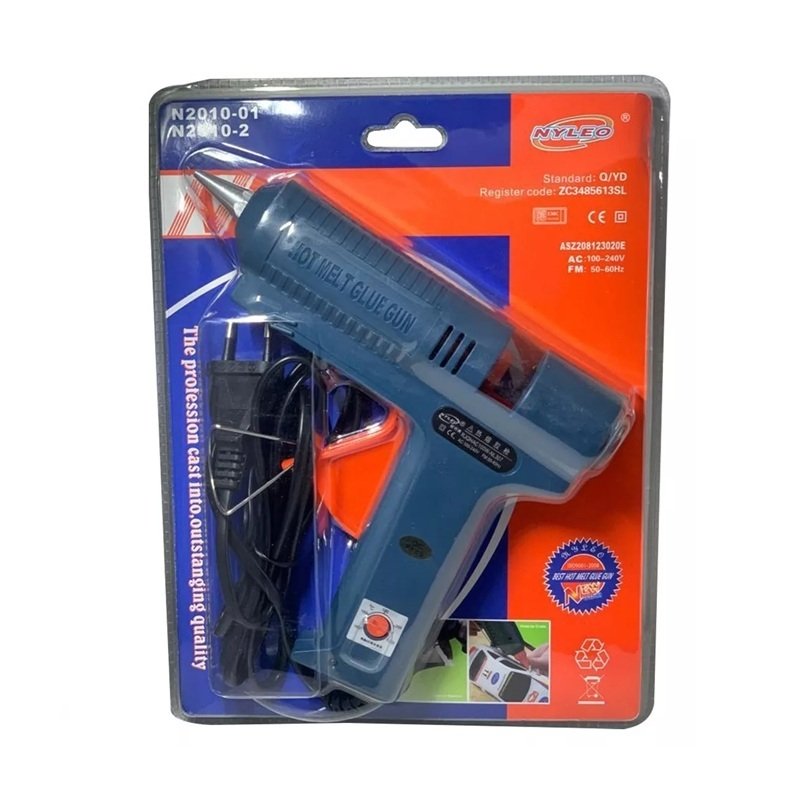 Pistola de silicona de 100W con termostato