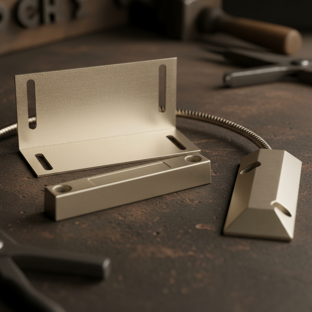 Magnético Exterior De Portón O Cortina Con Herraje