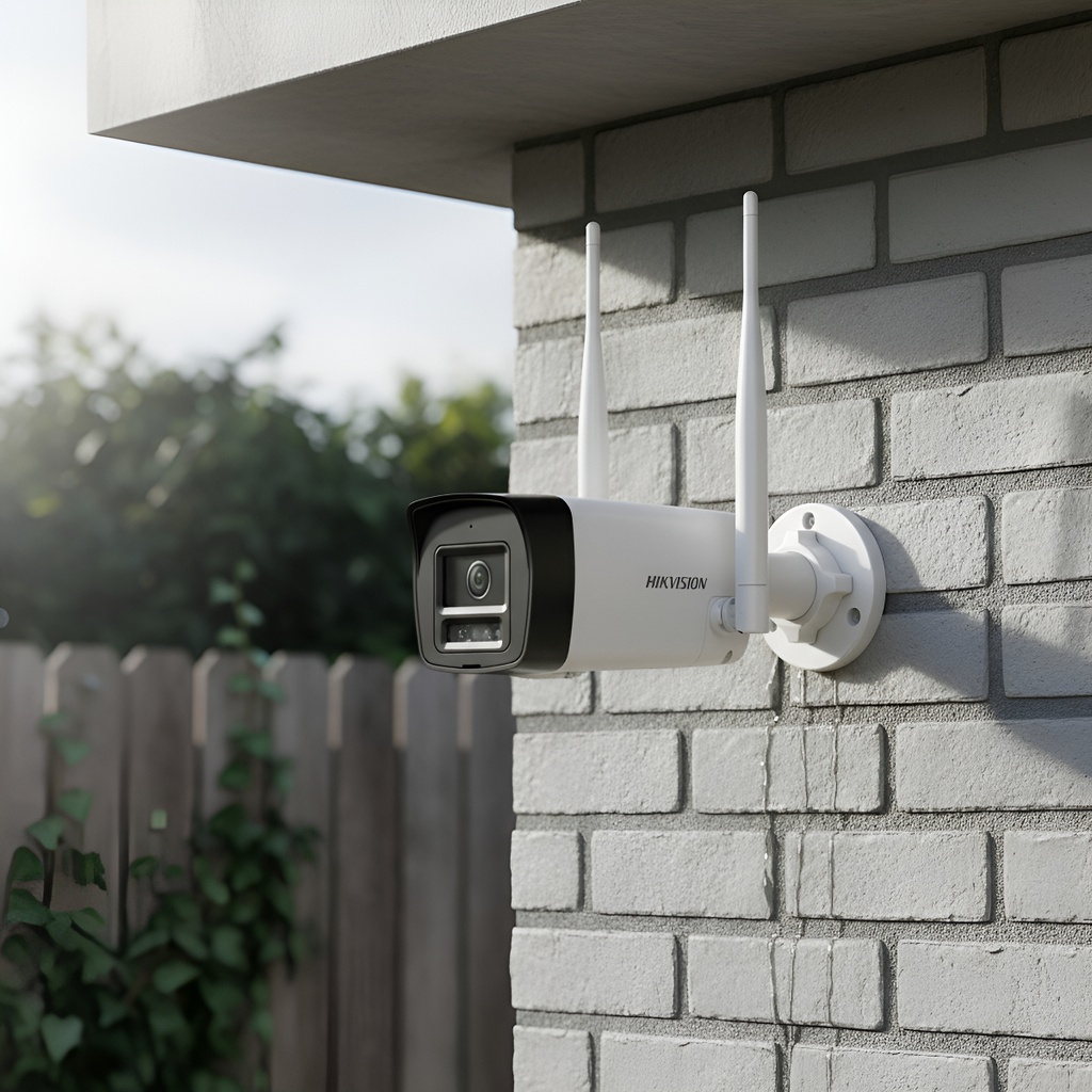 Cámara 2mp Hikvision Easylink Bullet Wifi Seguridad Blanco