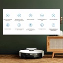 Aspiradora Robot Y Trapeador 2 En 1 Ezviz Blanco