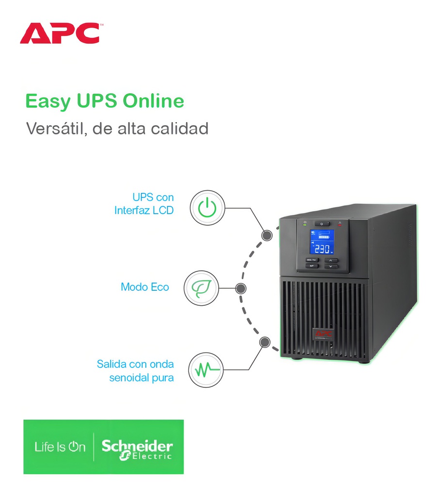 Apc Smart-ups Rc 1000va Entrada Y Salida De 230v
