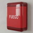 Sirena De Incendio 24v Exterior Con Estrobo