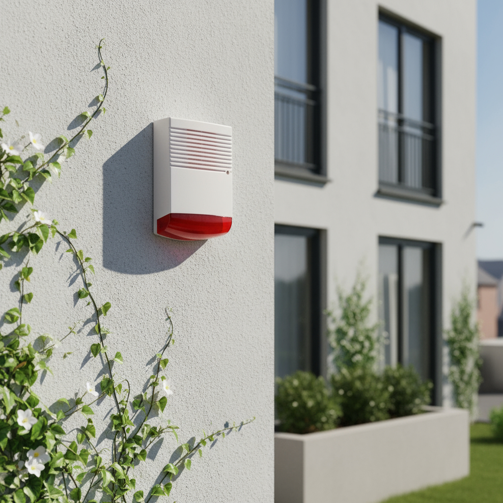 Sirena Exterior Magnetica 130db - Roja