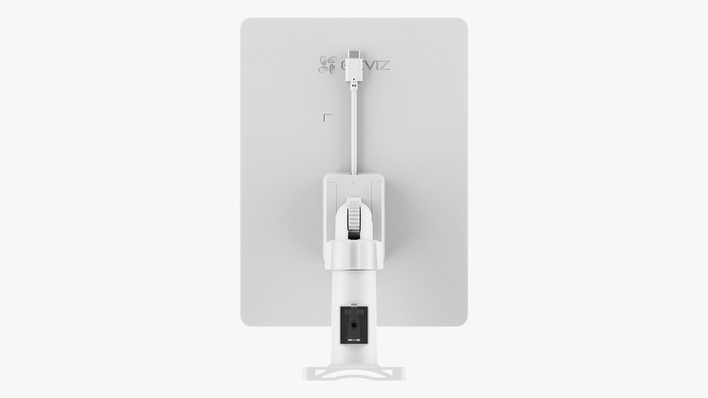 Kit Cámara De Seguridad Ezviz Hb8c 4mp Wifi + Panel Solar Incluido Blanco