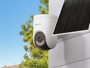 Kit Cámara De Seguridad Ezviz Hb8c 4mp Wifi + Panel Solar Incluido Blanco