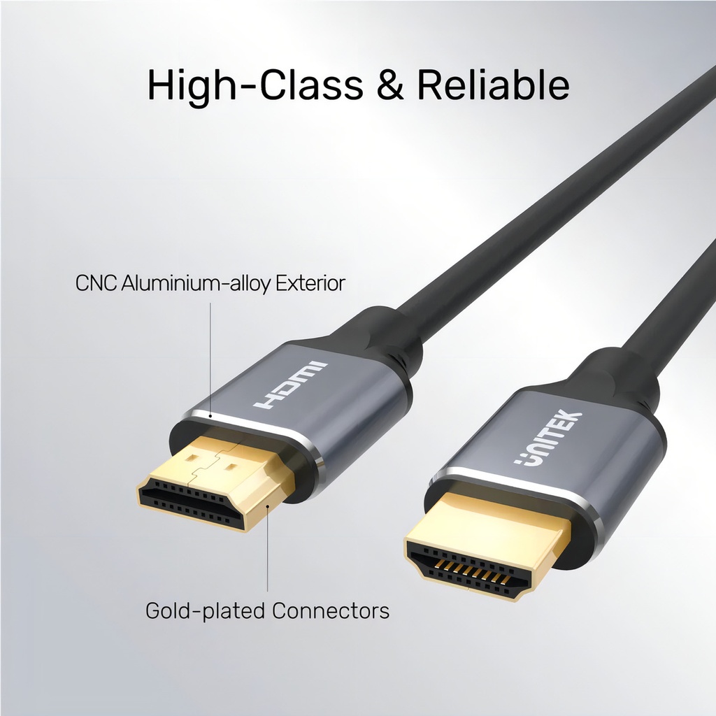 Cable Hdmi 2.1 Unitek 8k Ultra High Speed 5m - Hasta 48gbps