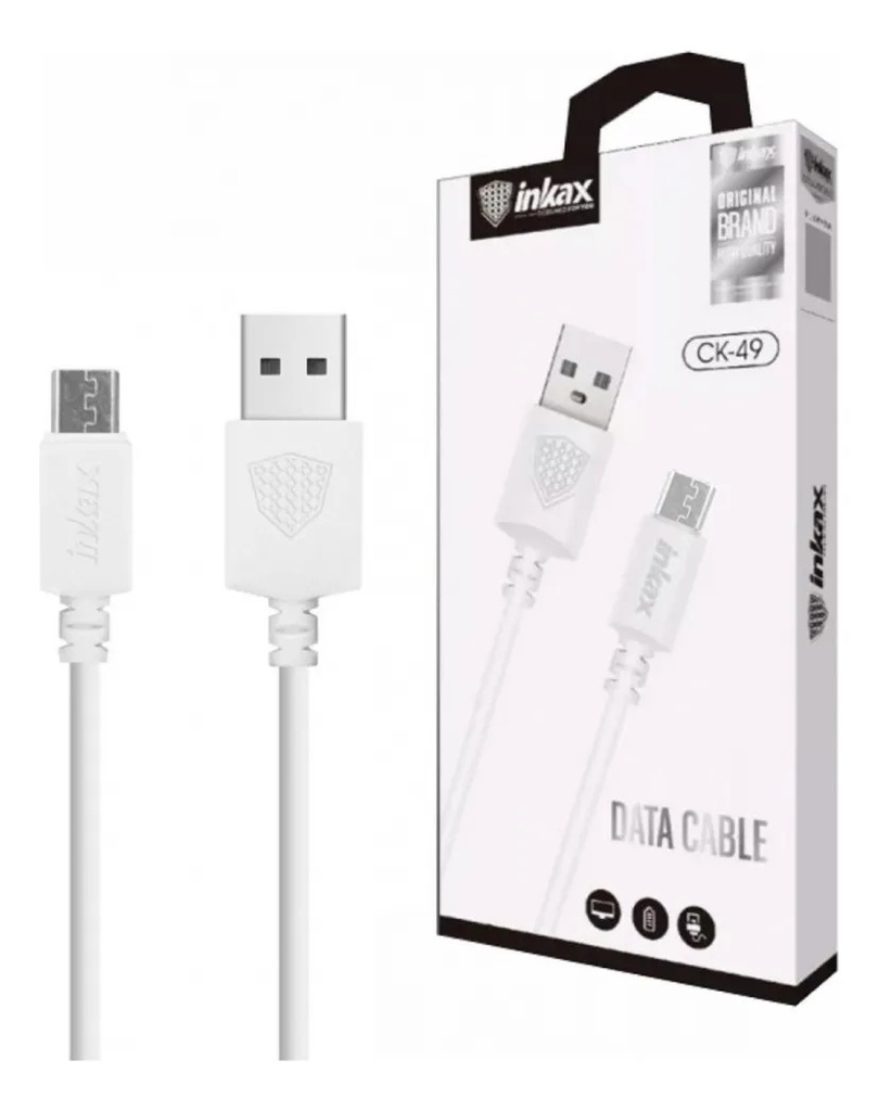 Cable Inkax Usb-c 5a 1m Blanco