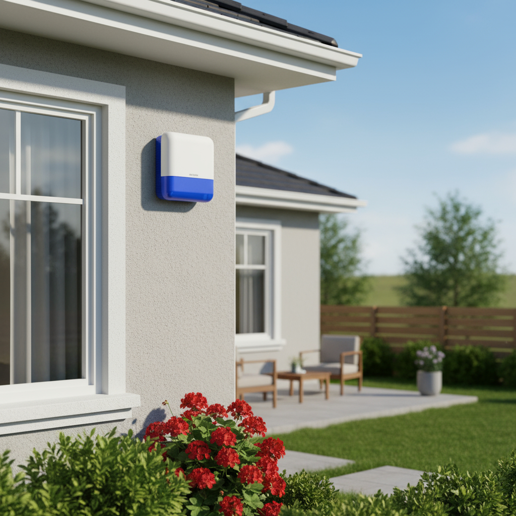 Sirena Inalambrica Exterior Azul Ax Pro