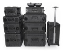 Estuche Rack Plastico Pe 6u Con Carrion