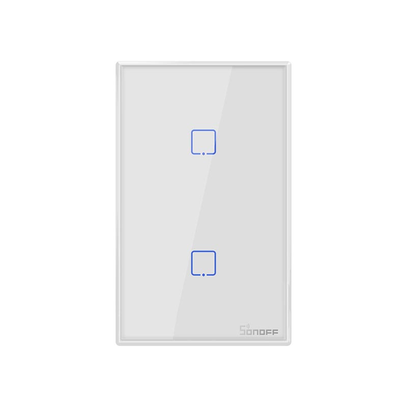 SONOFF PLAQUETA DE PARED TOUCH WIFI 2 MODULOS