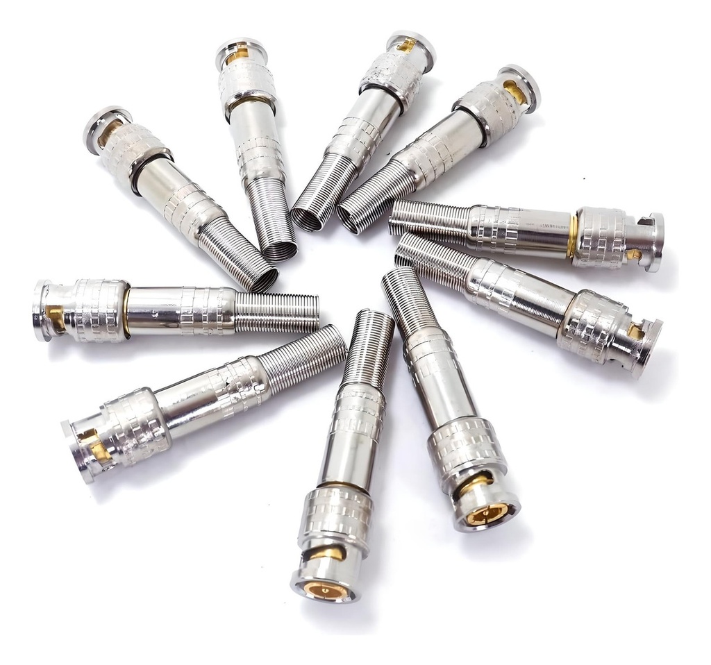 20 Conector Bnc De Tornillar P/ Todos Los Rg