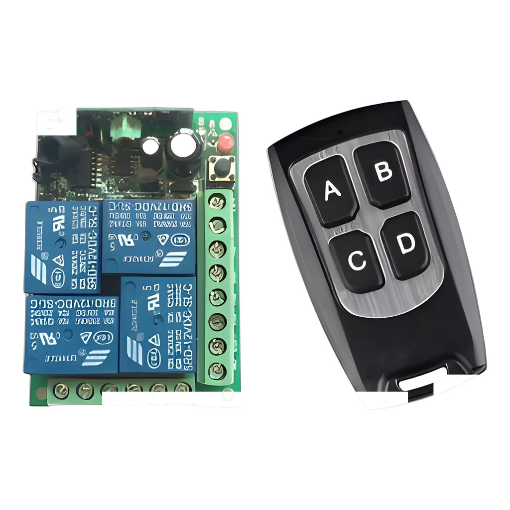 Receptor De Control Remoto 4 Canales C/control Remoto