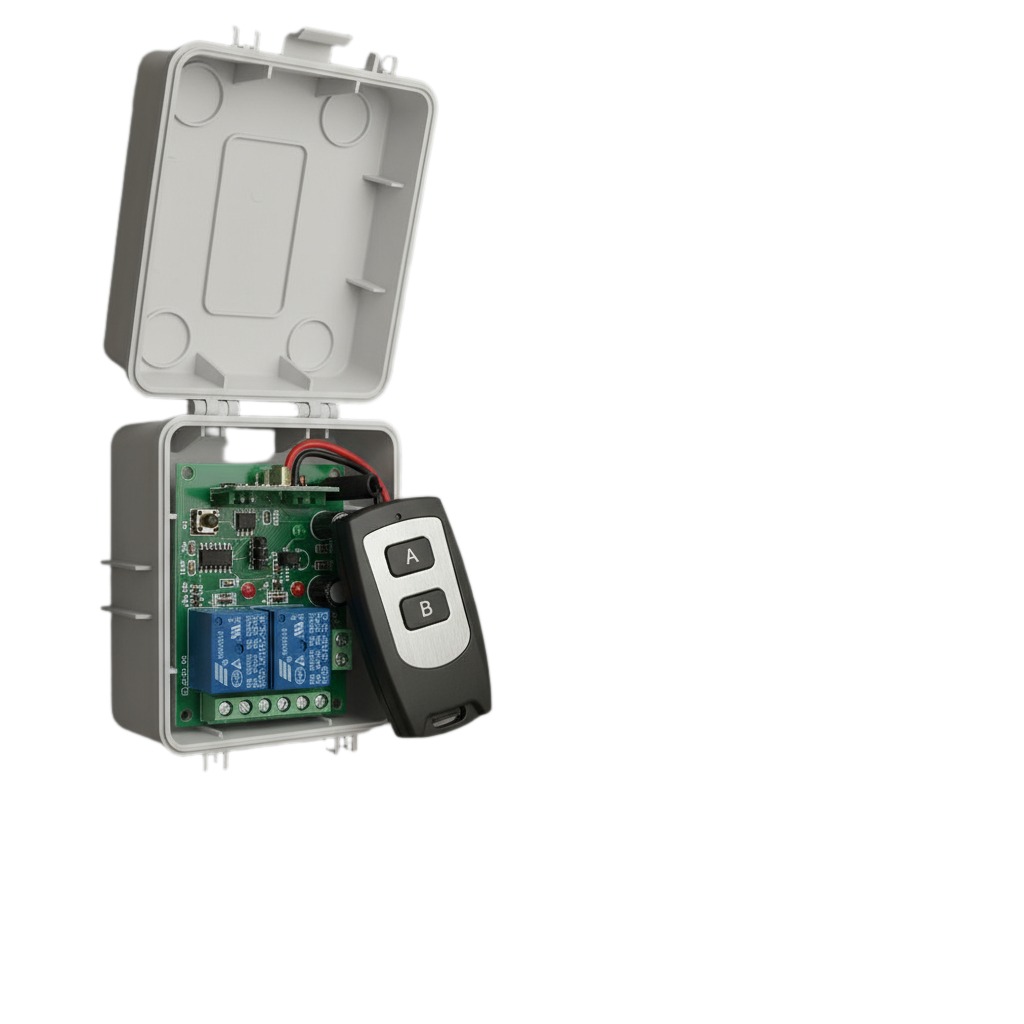 Receptor De Control Remoto 2 Canales C/control Remoto