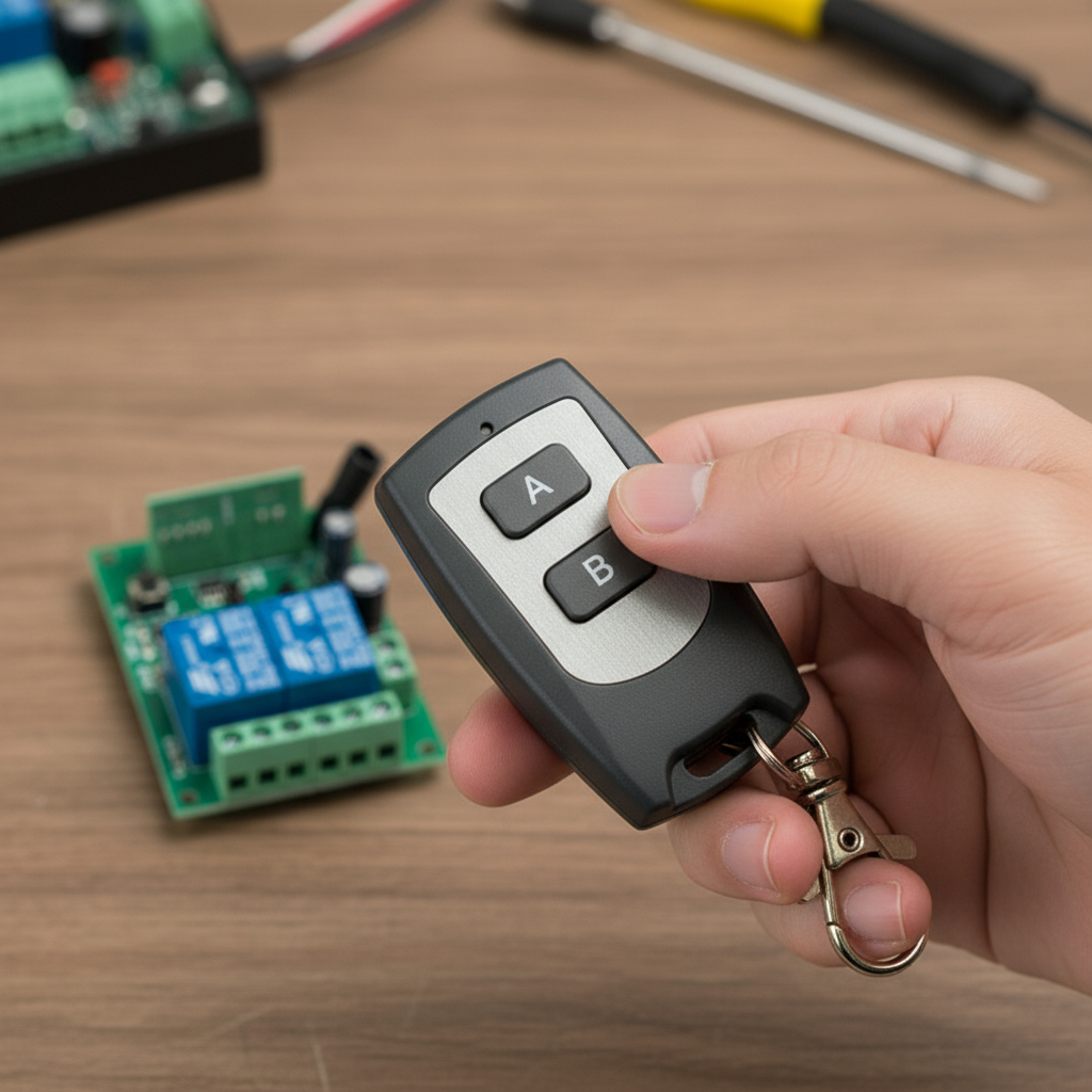 Receptor De Control Remoto 2 Canales C/control Remoto