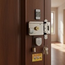 Cerrojo Electromecanico Exterior C/lector Mifare