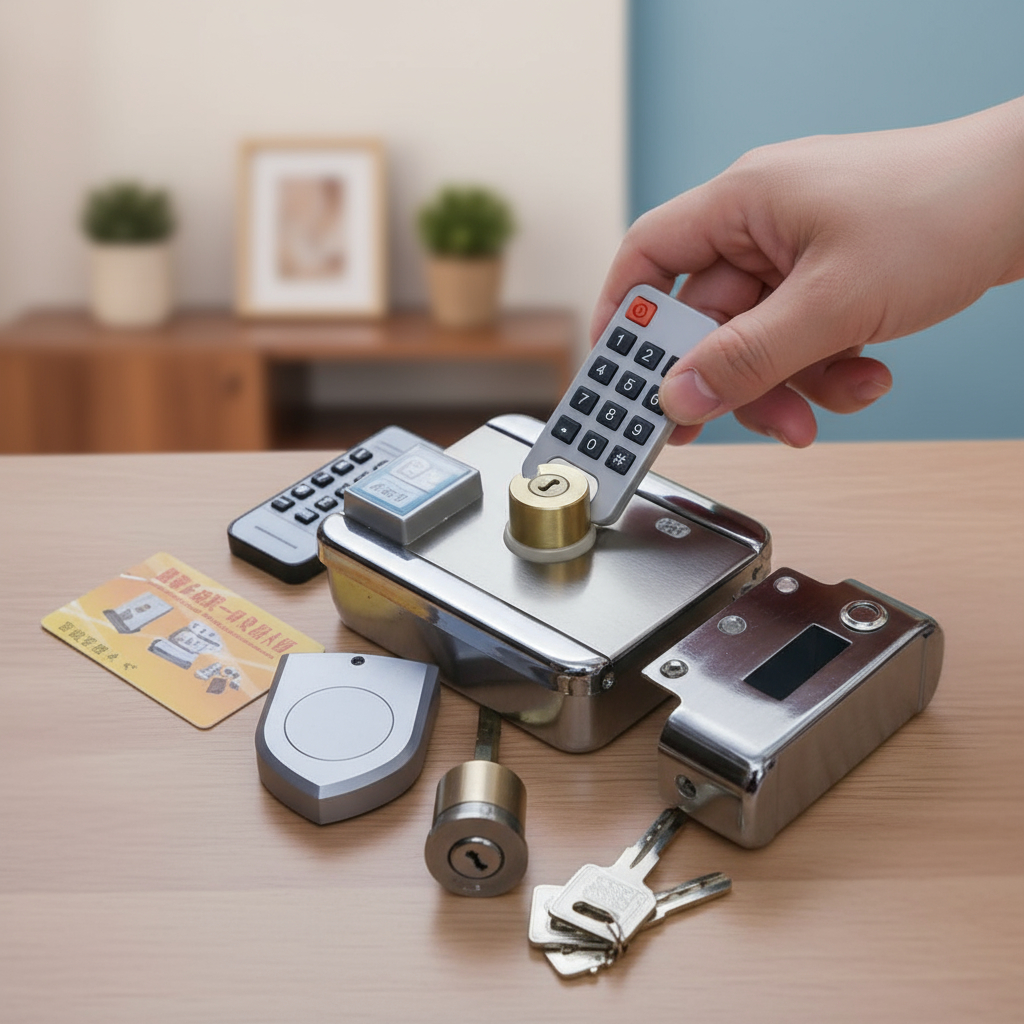 Cerrojo Electromecanico Exterior C/lector Mifare