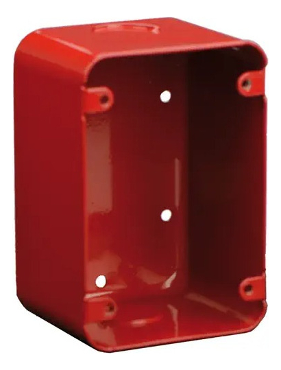Base Metalica Roja Para Avisadores Fmm-100bb-r