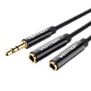 Adaptador de Audio 3.5 mm a 2.5 mm   Macho/Hembra / Negro  BFBB0  Vention
