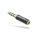 Adaptador de Audio 3.5 mm a 2.5 mm   Macho/Hembra / Negro  BFBB0  Vention
