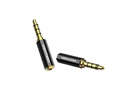 Adaptador de Audio 3.5 mm a 2.5 mm   Macho/Hembra / Negro  BFBB0  Vention