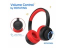 Auricular Bluetooth para Niños E65   85dB  Negro/Rojo  Gorsun
