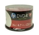 DVD-R 16X HP 120min 4.7GB Printables