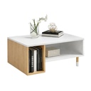Mesa De Centro Nora Blanco/madera