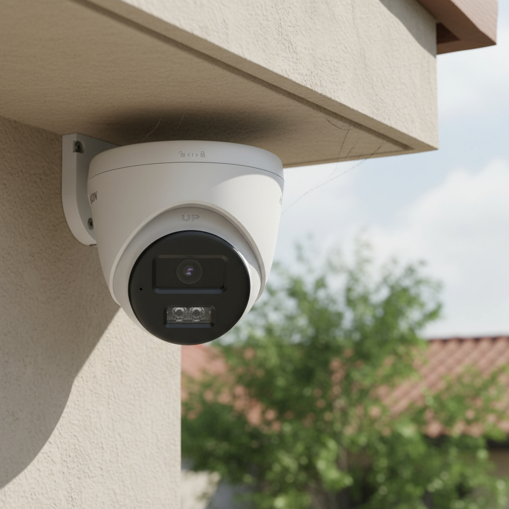 Cámara Domo Con Audio Bidireccional 2 Mp (1080p) Hikvision Color Blanco