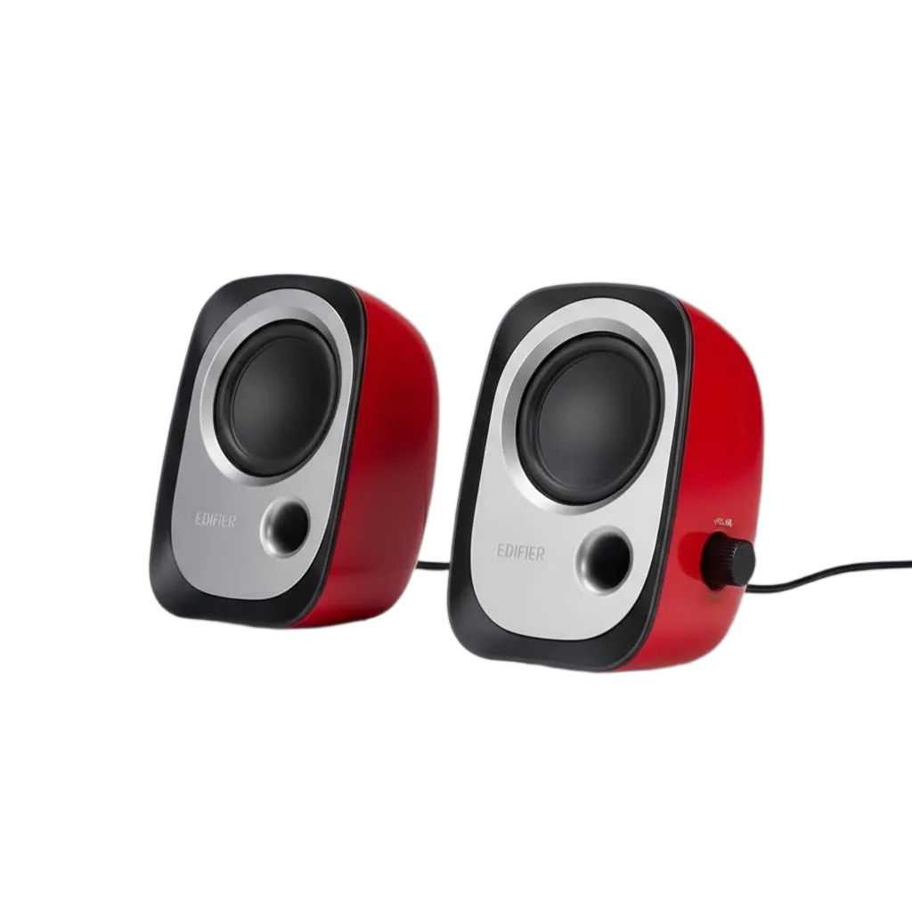 Parlantes Edifier 2.0 R12u Rojo Rojo