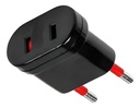 Kits 5 Adaptador Ficha Americana A 2 En Linea