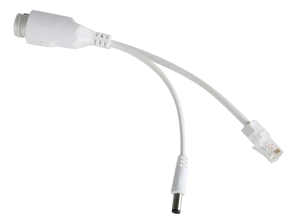 Rj45 Hembra A Rj45 48v A Rj45 100mb + Plug 12v Exterior Ip66