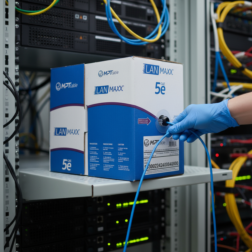 Cable De Red  Par Trenzado Utp Cat5e 4 Pares Mpt