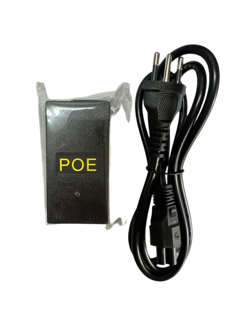 Inyector Poe 48v 0.5amp Gigabit 24w