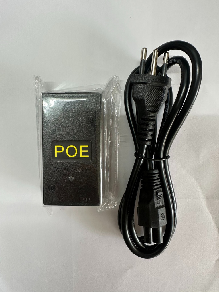 Inyector Poe 48v 0.5amp Gigabit 24w