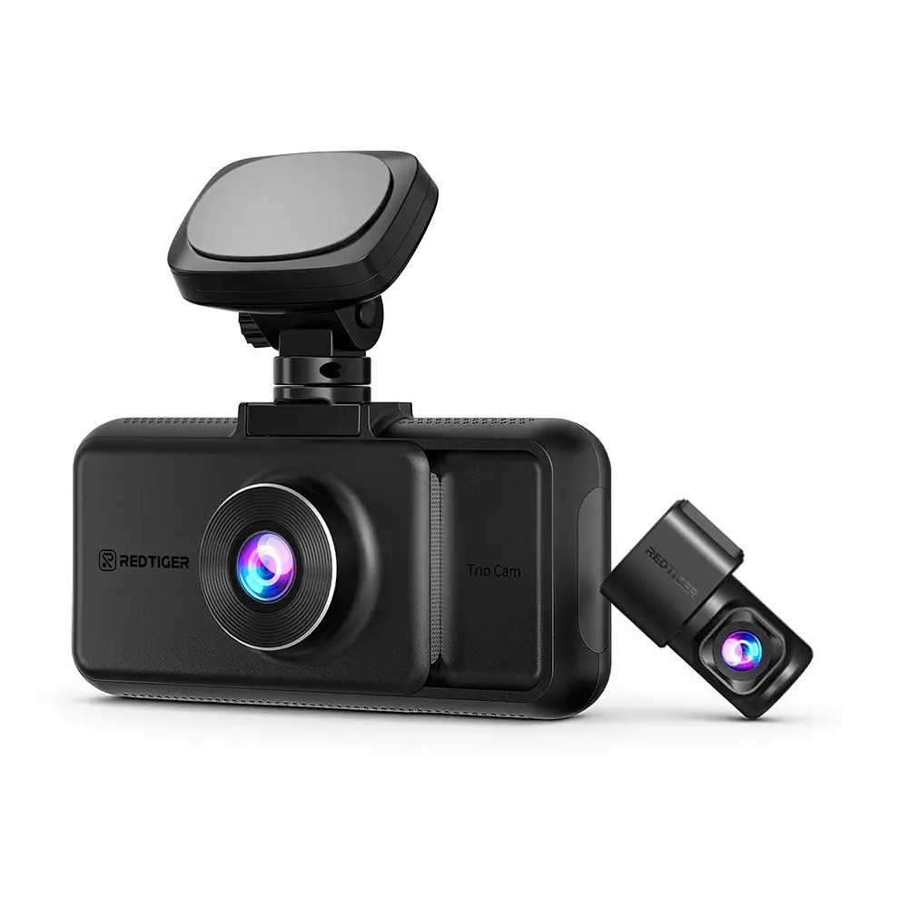 Dashcam Redtiger 3 Canales 4K/2.5K WiFi GPS Pantalla Táctil