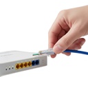 Kit 100 Conectores Rj45 Pasante Cat 5