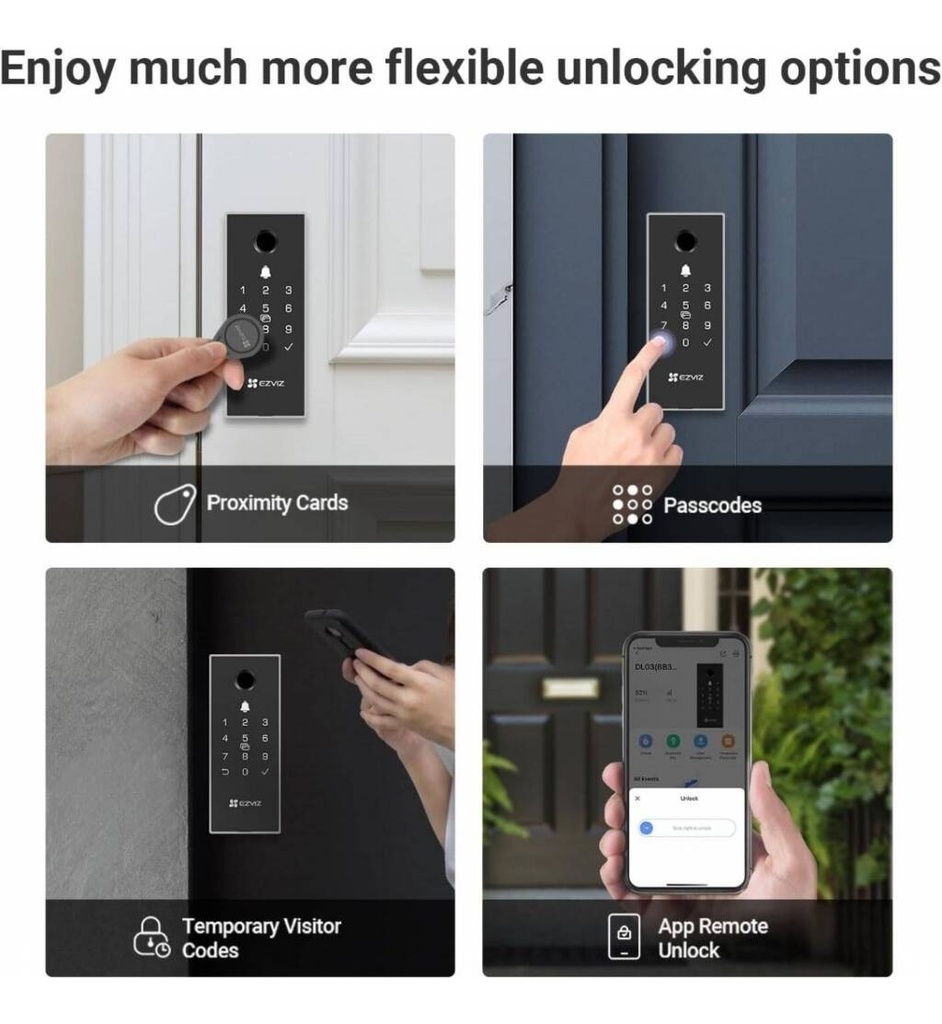 Cerradura Inteligente De Interior Negra