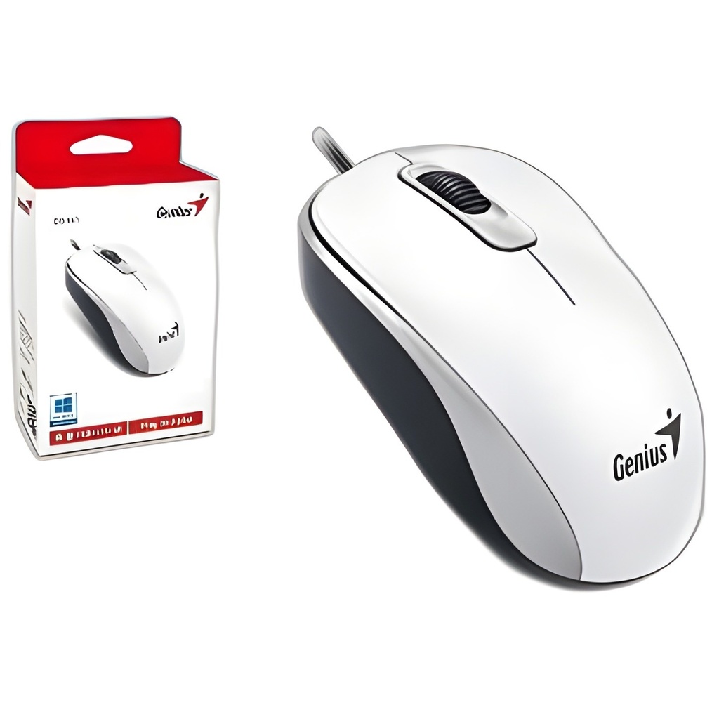 Mouse Genius DX-110 USB blanco