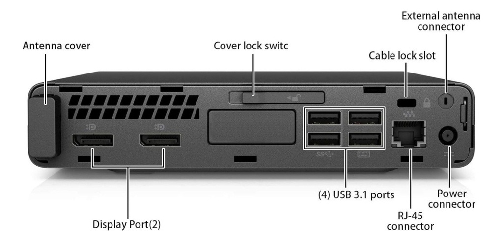 Mini Pc Hp Elitedesk 705 G5, Ryzen 3 Pro 3200