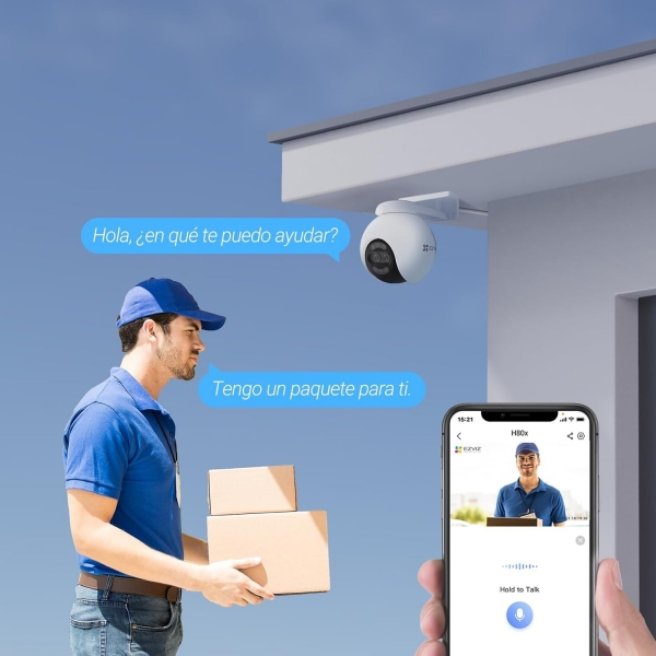 Camara Wifi Ptz 4k + 1080p 4mm