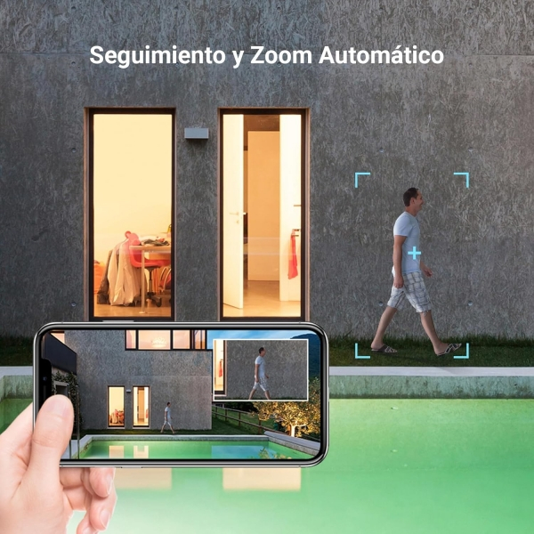 Camara Wifi Ptz 4k + 1080p 4mm