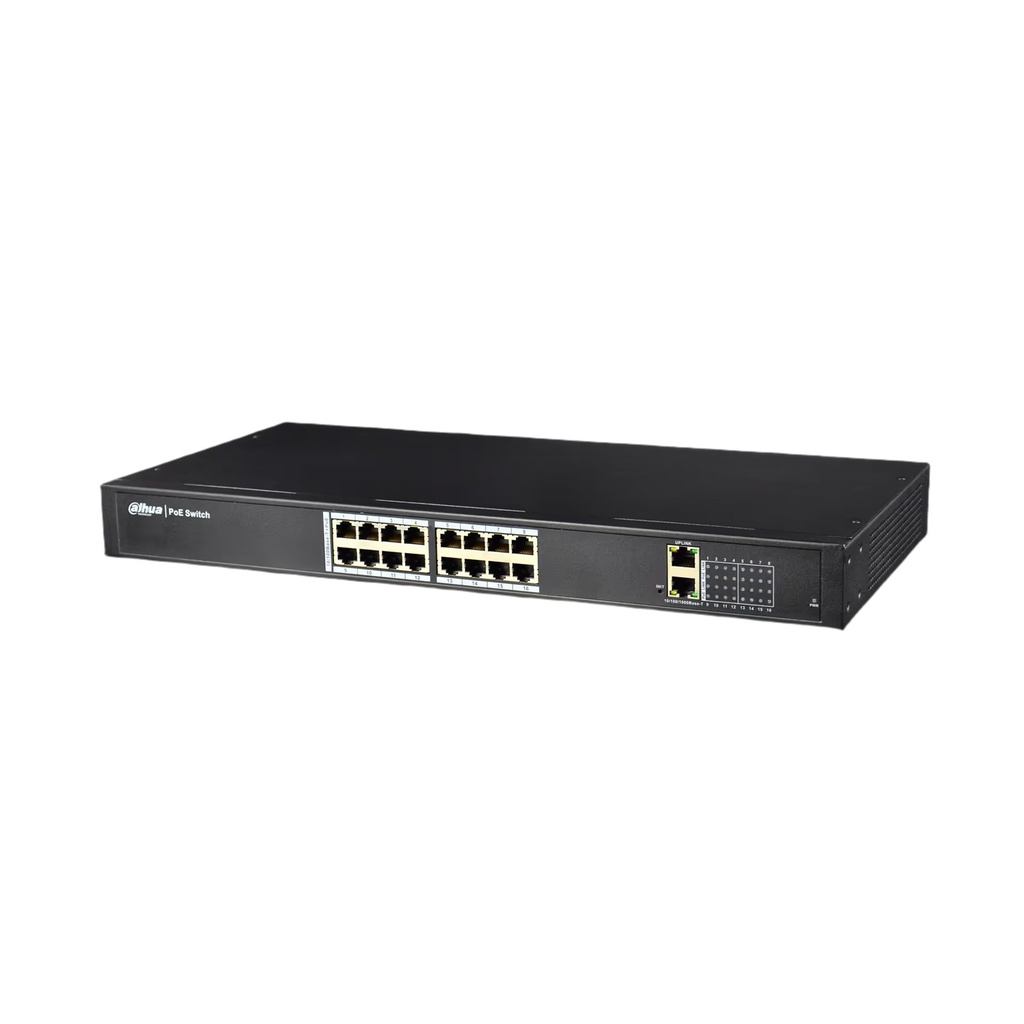 DAHUA SWITCH POE 16 PUERTOS