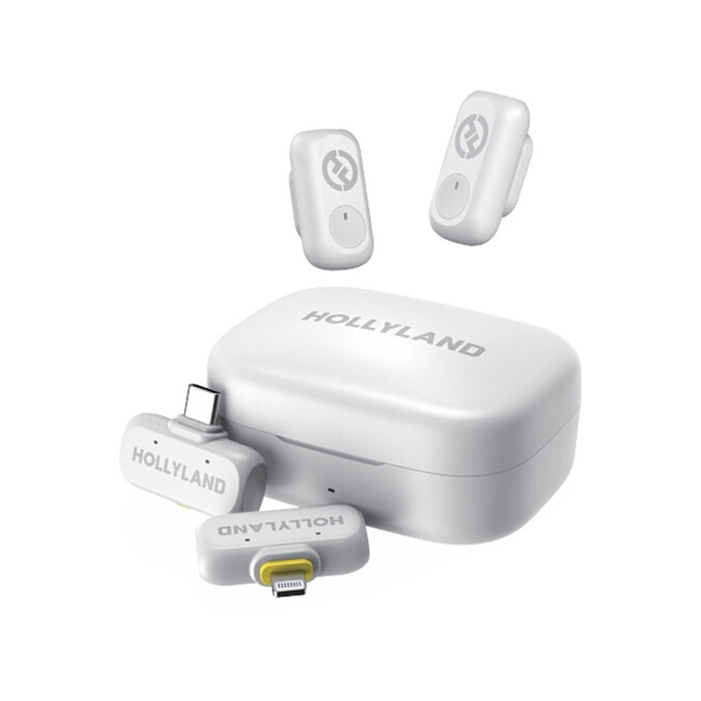 Micrófono Hollyland LARK A1 Combo Hi-Fi Blanco