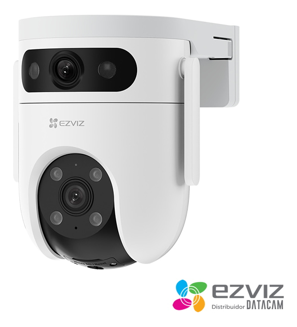 Cámara Seguridad Wifi H9c Doble Lente 3mp Exterior Ezviz Blanco