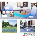 Cámara Seguridad Wifi H9c Doble Lente 3mp Exterior Ezviz Blanco