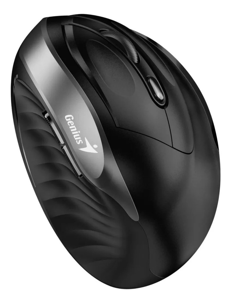 Mouse Genius Ergo Inalámbrico Dorado Negro